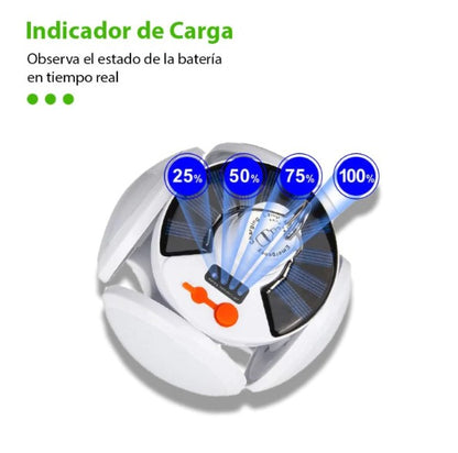 lampara solar plegable