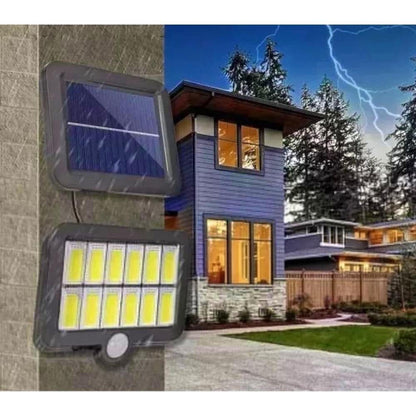 Foco 120 Led Panel Solar Exterior Sensor