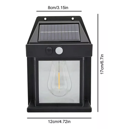 lampara solar cálida interior y exterior