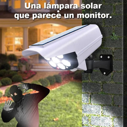 cámara de seguridad falsa con sensor de movimiento