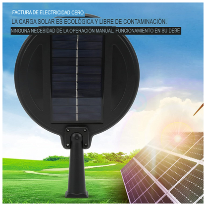 triple foco solar recargable